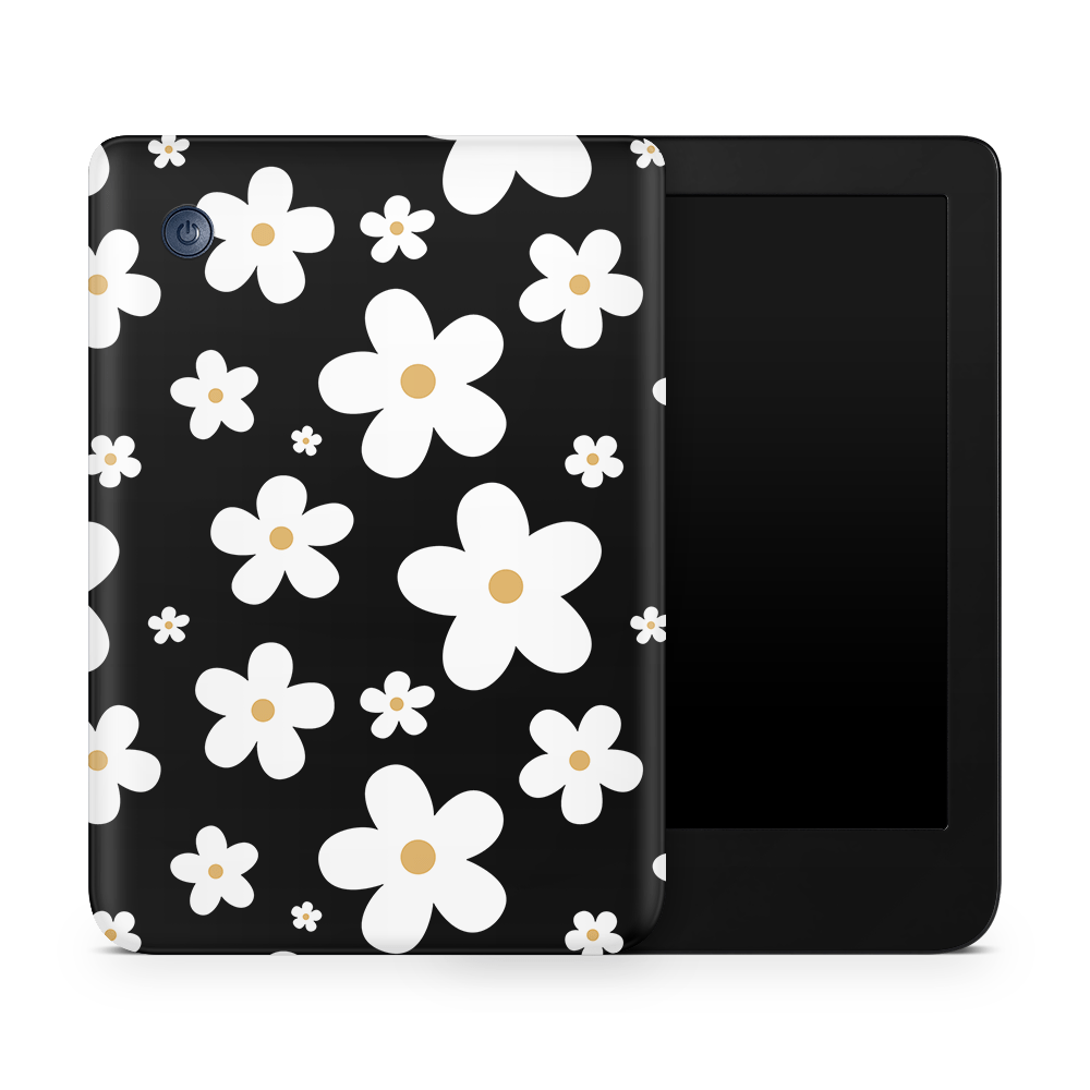 Monochrome Daisy Kobo Skins