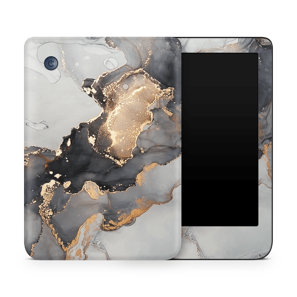 Black Marble Kobo Skins