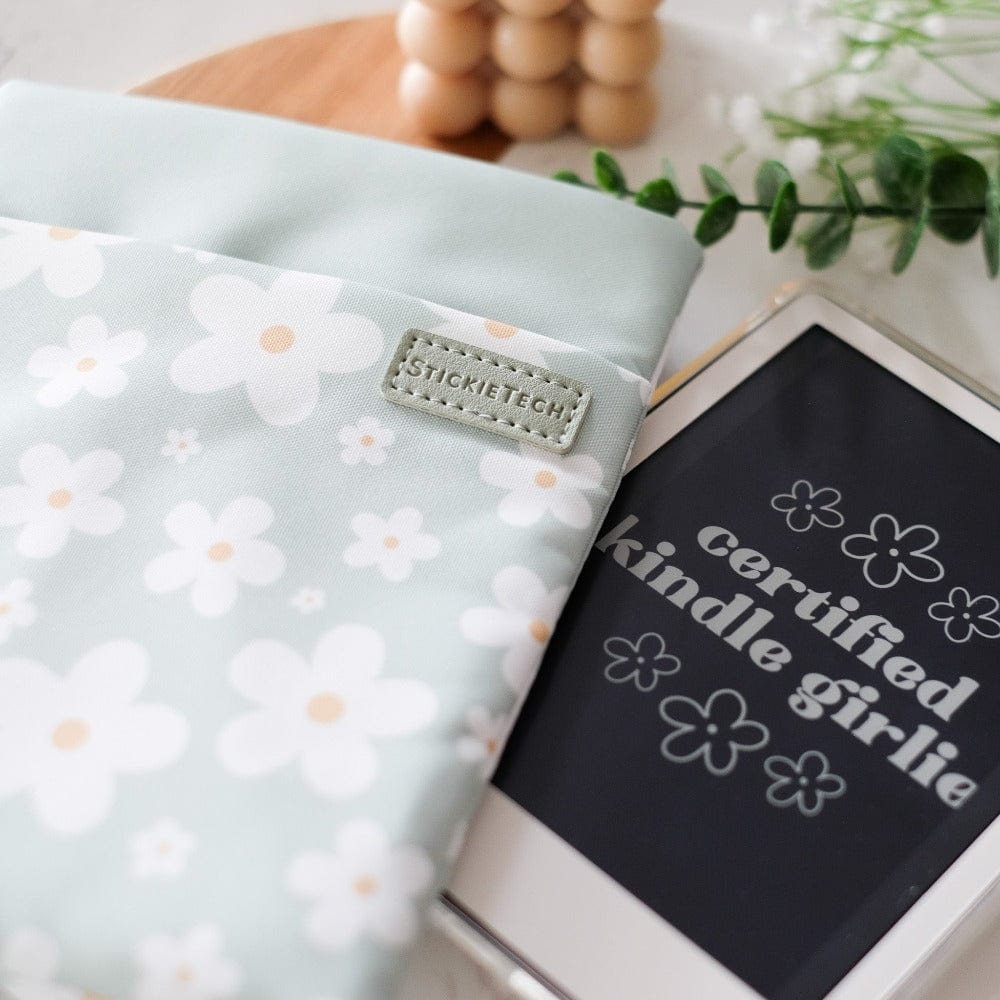 Sage Daisies Kindle Sleeve | For Kindle Basic / Paperwhite / Colorsoft