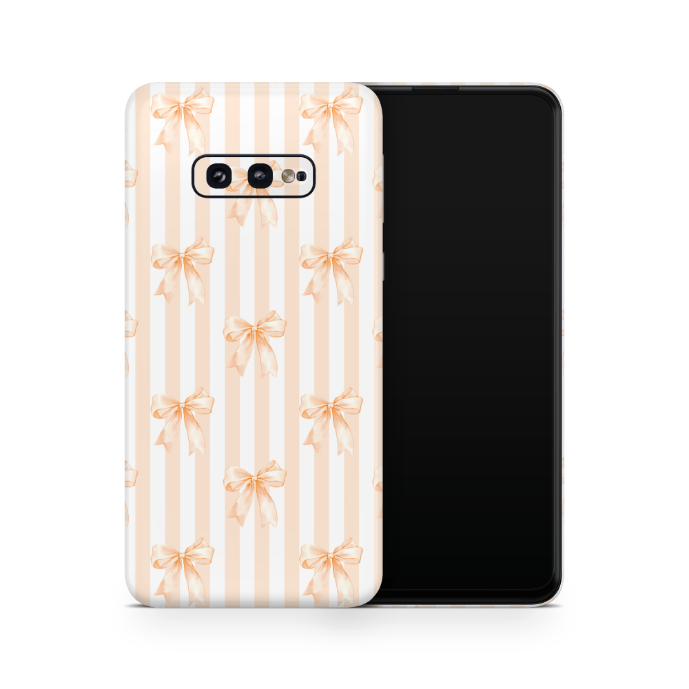 Apricot Bows Samsung Galaxy S Skins