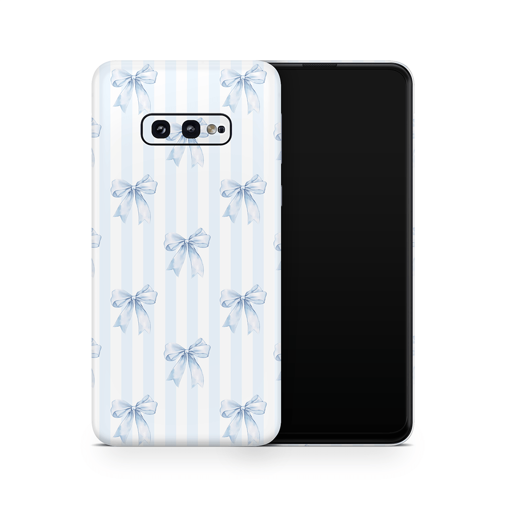 Sky Blue Bows Samsung Galaxy S Skins