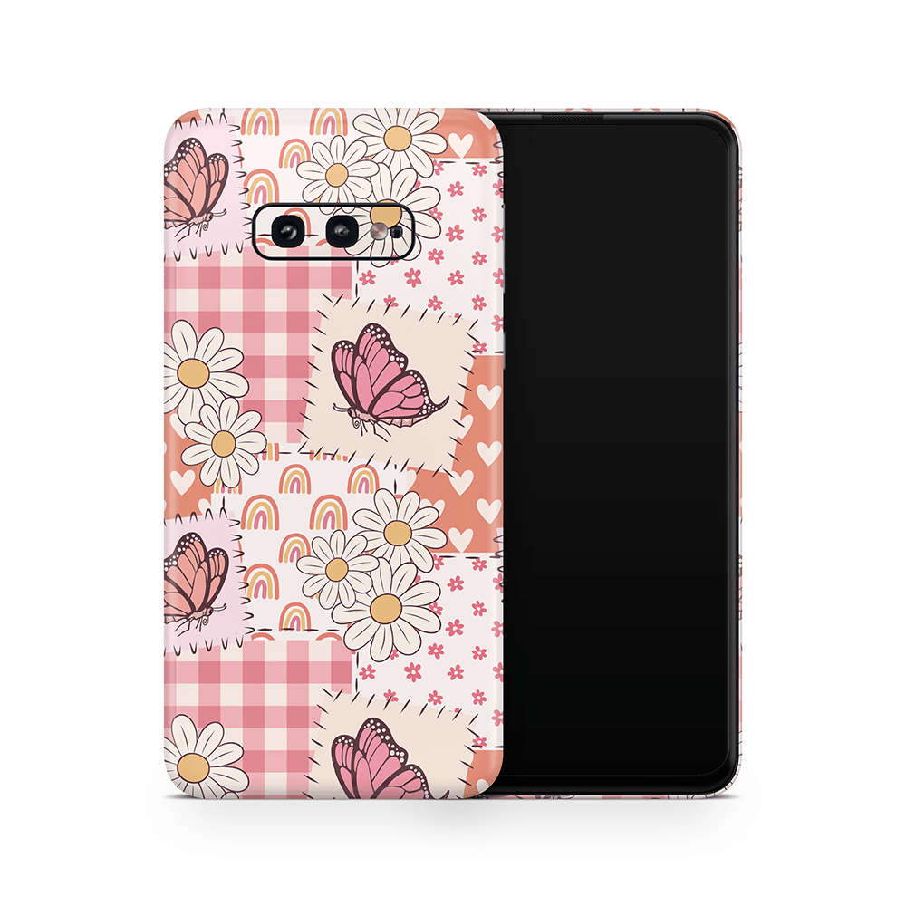 Blush Patchwork Samsung Galaxy S Skins