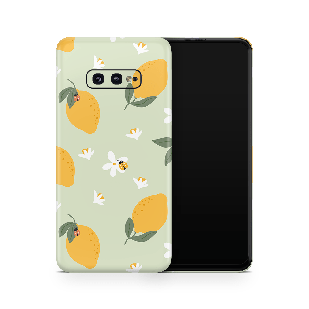 Zesty Lemons Green Samsung Galaxy S Skins