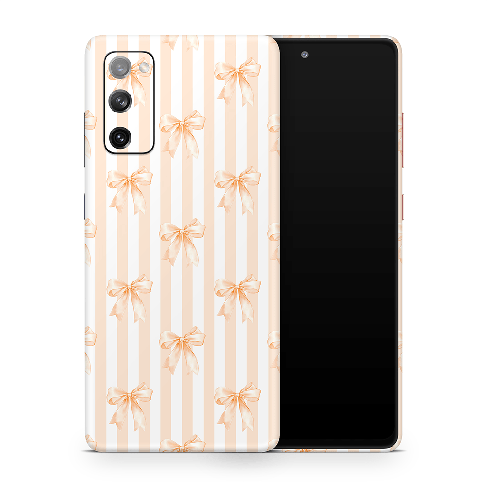 Apricot Bows Samsung Galaxy S Skins
