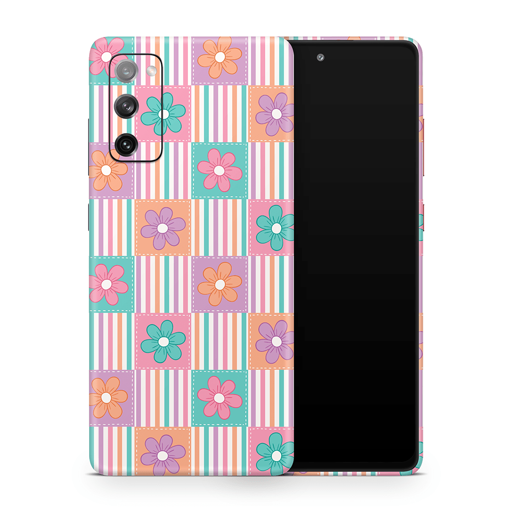 Daisy Patchwork Samsung Galaxy S Skins