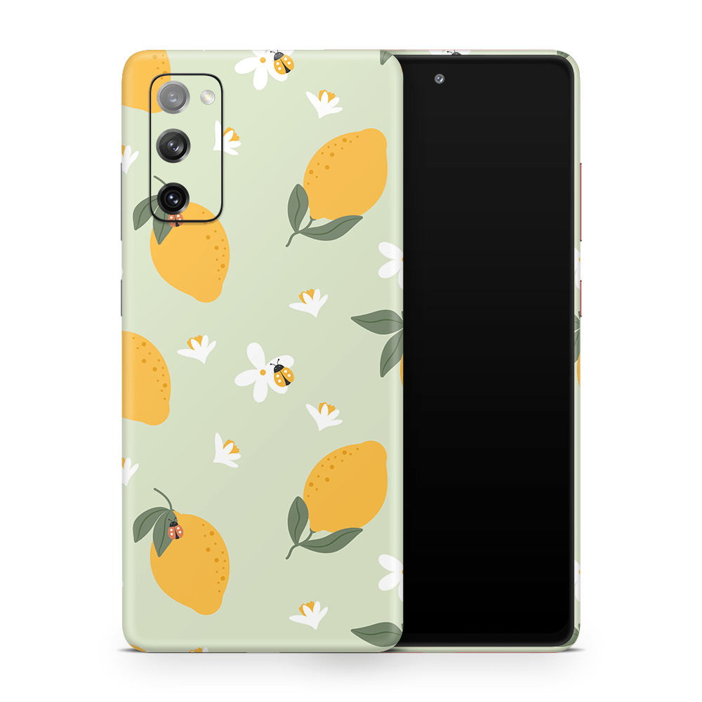 Zesty Lemons Green Samsung Galaxy S Skins