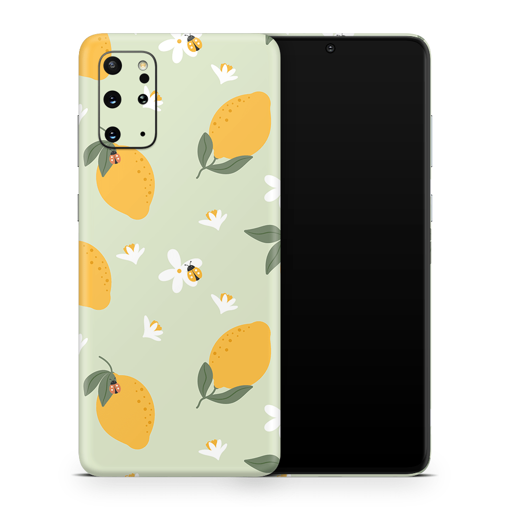 Zesty Lemons Green Samsung Galaxy S Skins