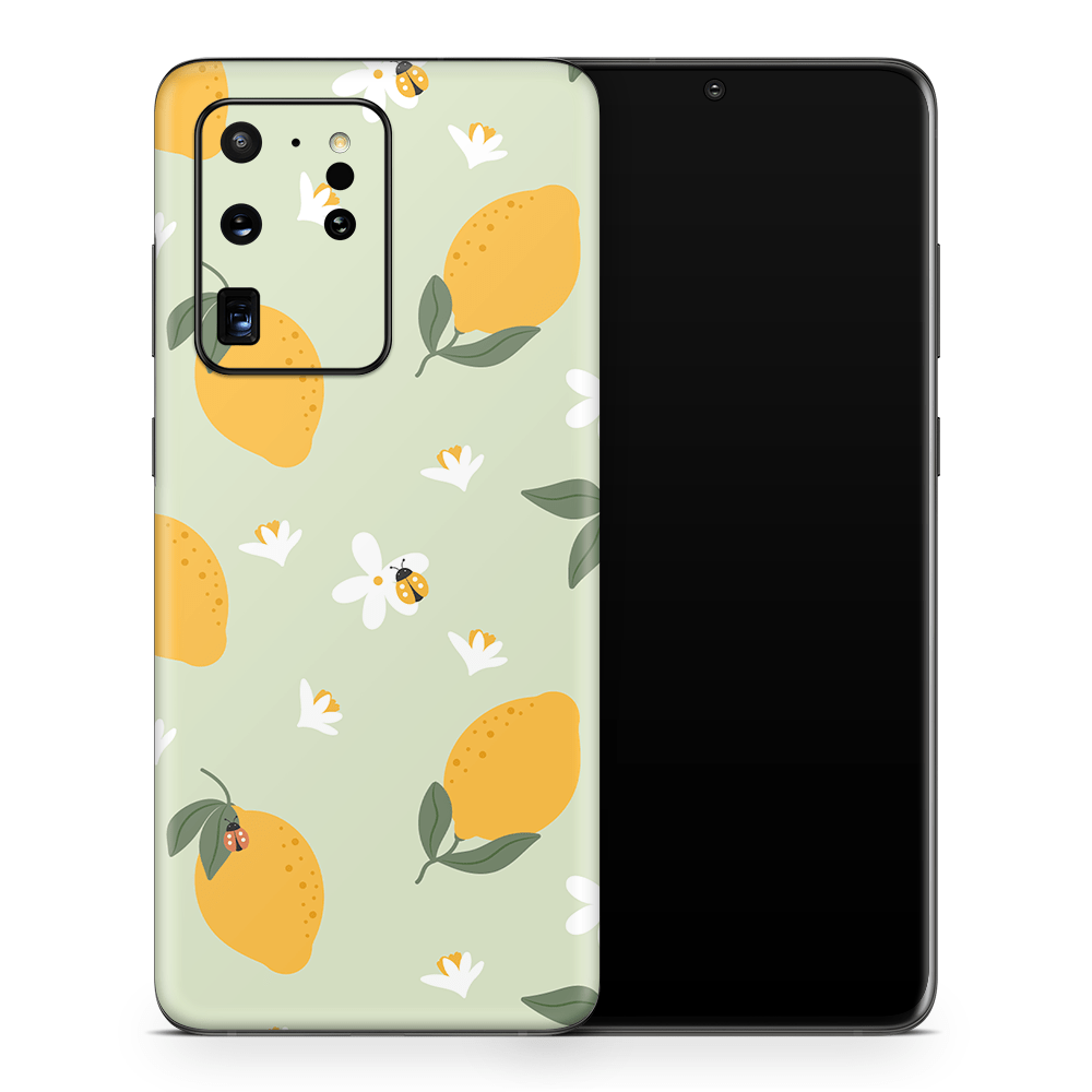Zesty Lemons Green Samsung Galaxy S Skins