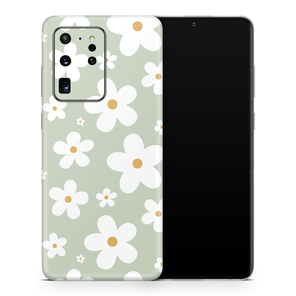 Sage Daisies Samsung Galaxy S Skins