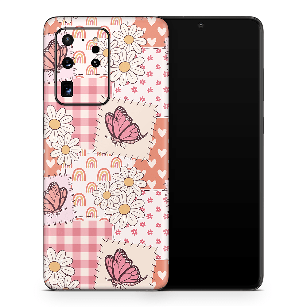 Blush Patchwork Samsung Galaxy S Skins