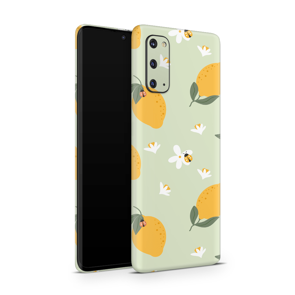 Zesty Lemons Green Samsung Galaxy S Skins
