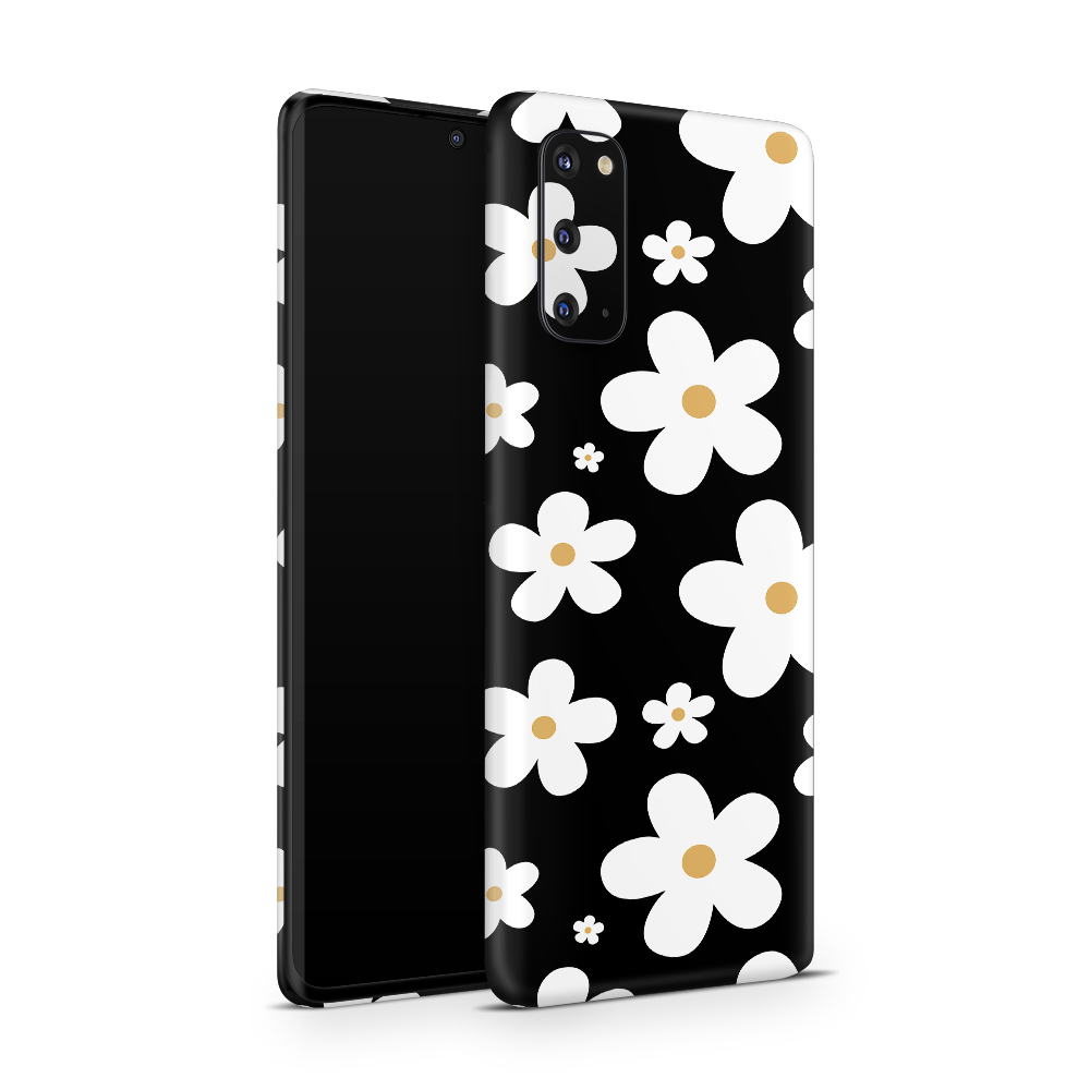 Monochrome Daisy Samsung Galaxy S Skins