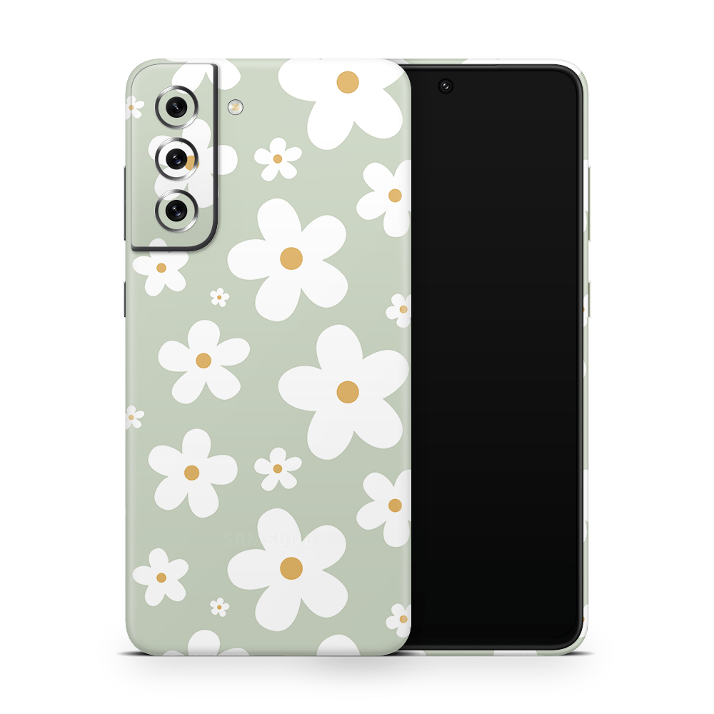 Sage Daisies Samsung Galaxy S Skins