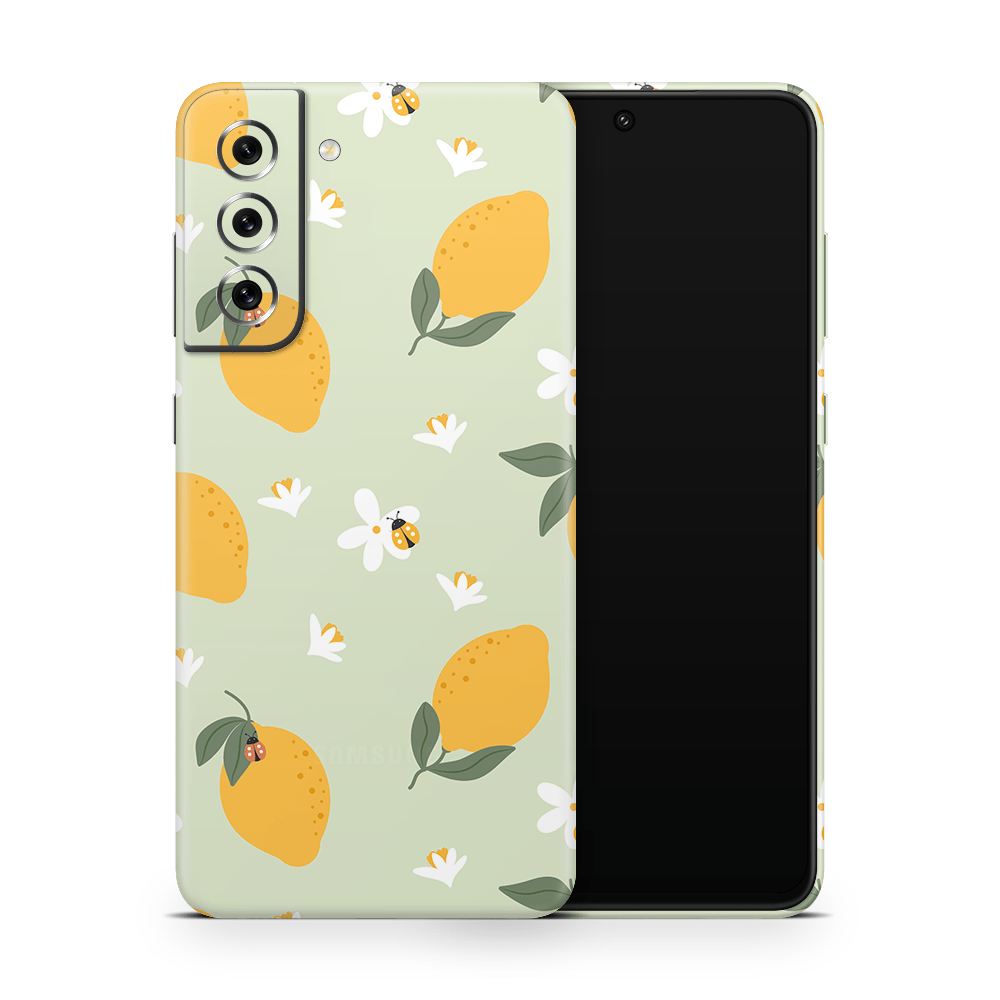 Zesty Lemons Green Samsung Galaxy S Skins