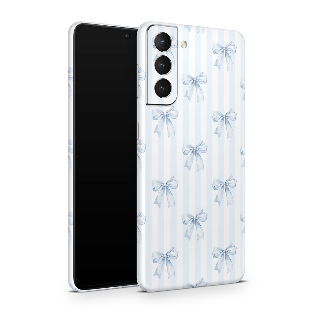 Sky Blue Bows Samsung Galaxy S Skins