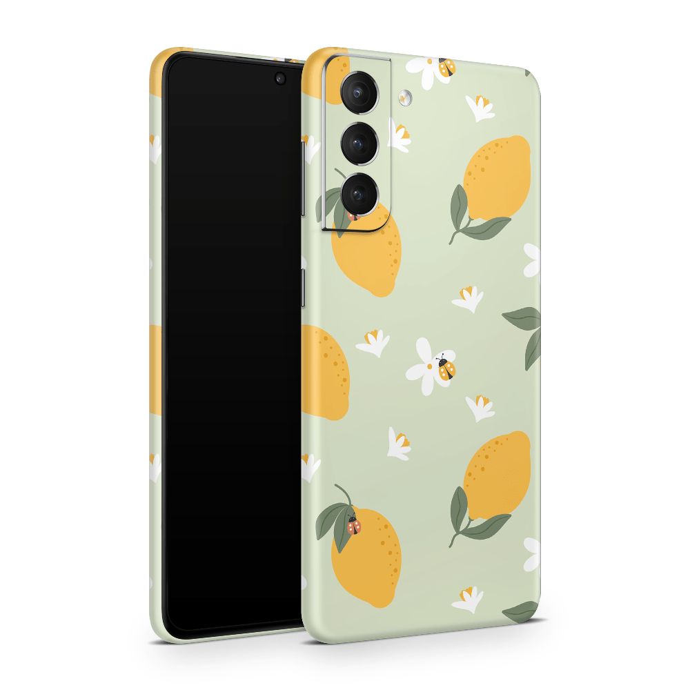 Zesty Lemons Green Samsung Galaxy S Skins
