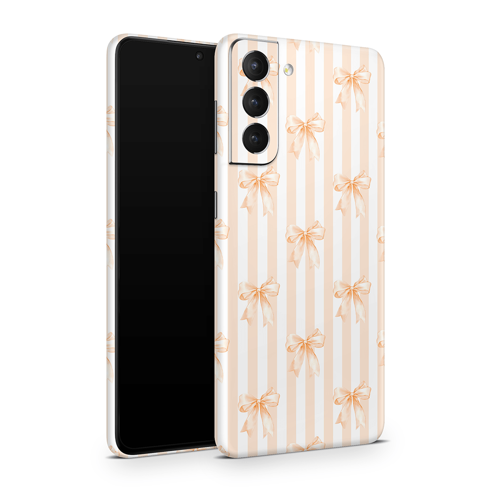 Apricot Bows Samsung Galaxy S Skins