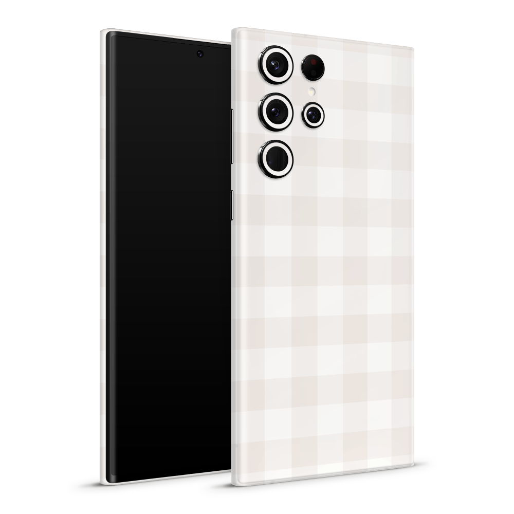 Beige Linen Samsung Galaxy S Skins