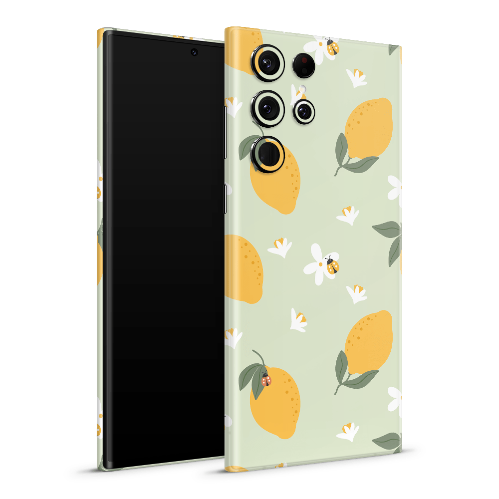 Zesty Lemons Green Samsung Galaxy S Skins