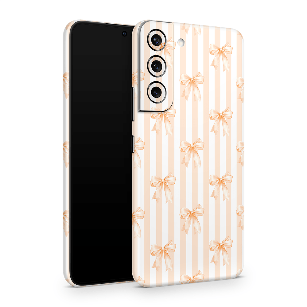 Apricot Bows Samsung Galaxy S Skins
