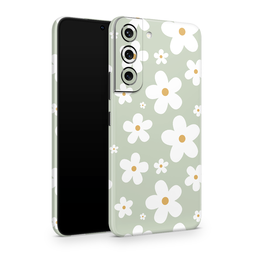 Sage Daisies Samsung Galaxy S Skins