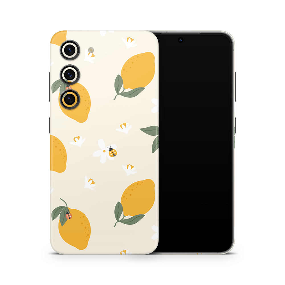 Zesty Lemons Beige Samsung Galaxy S Skins