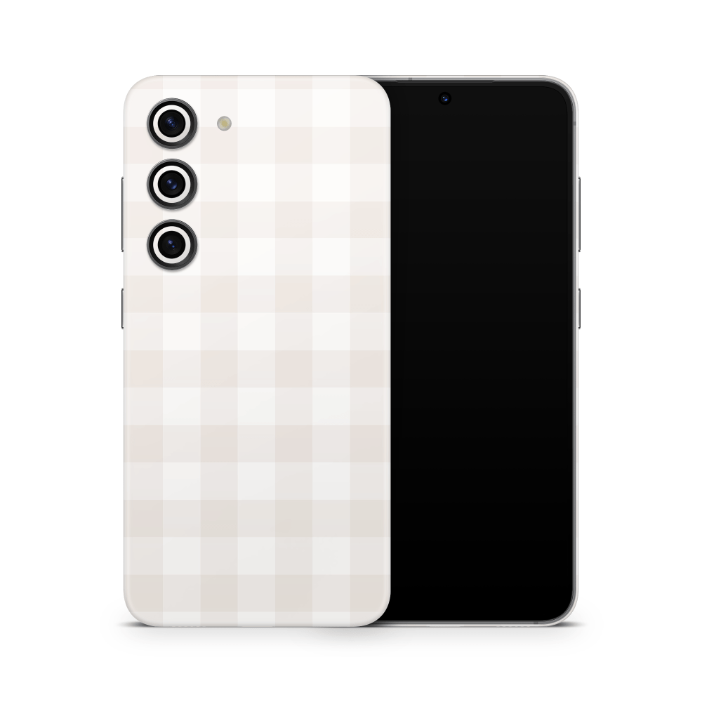 Beige Linen Samsung Galaxy S Skins