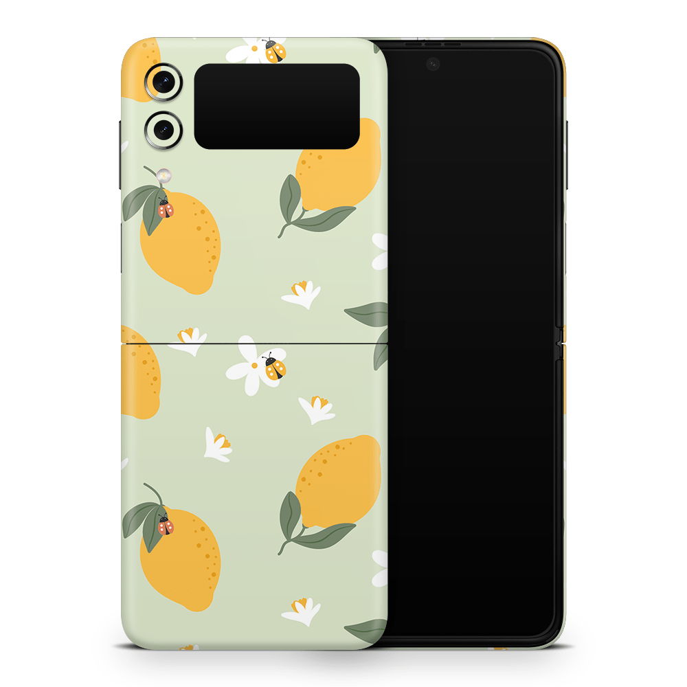 Zesty Lemons Green Samsung Galaxy Z Flip / Fold Skins