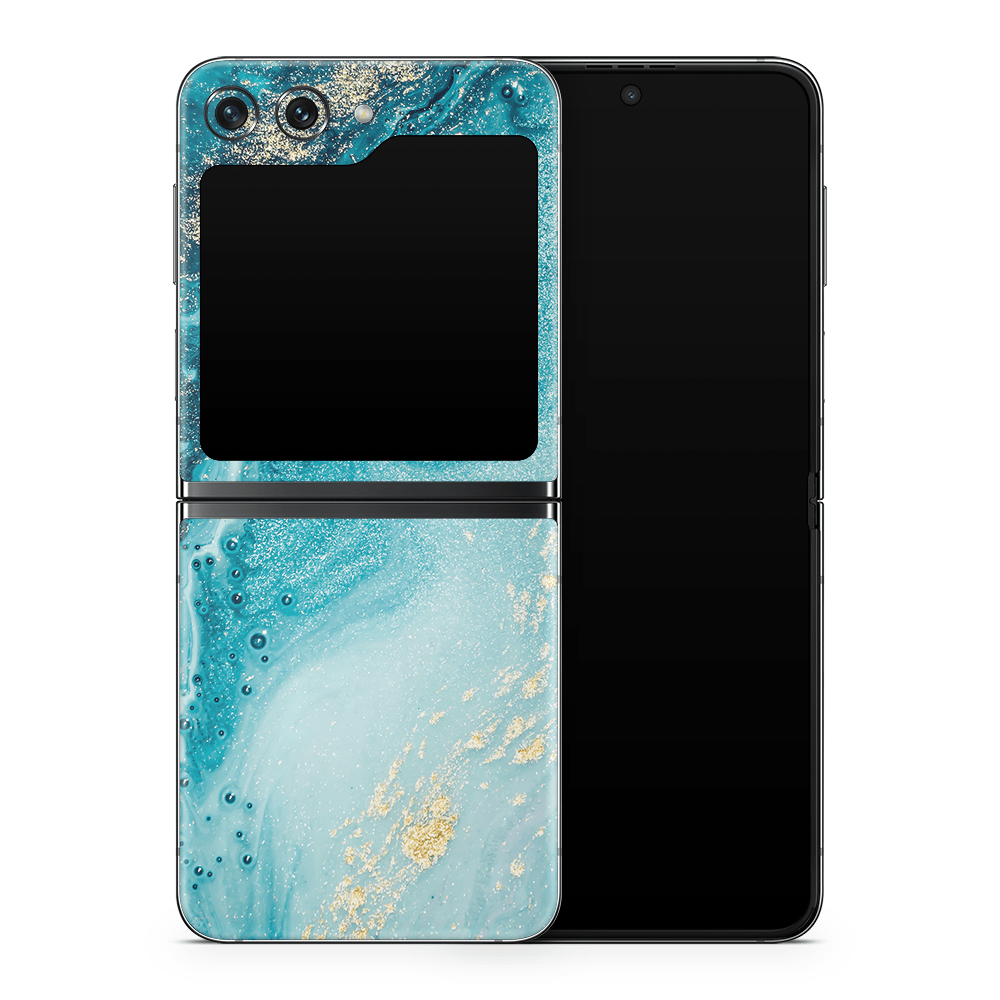 Aqua Beach Samsung Galaxy Z Flip / Fold Skins