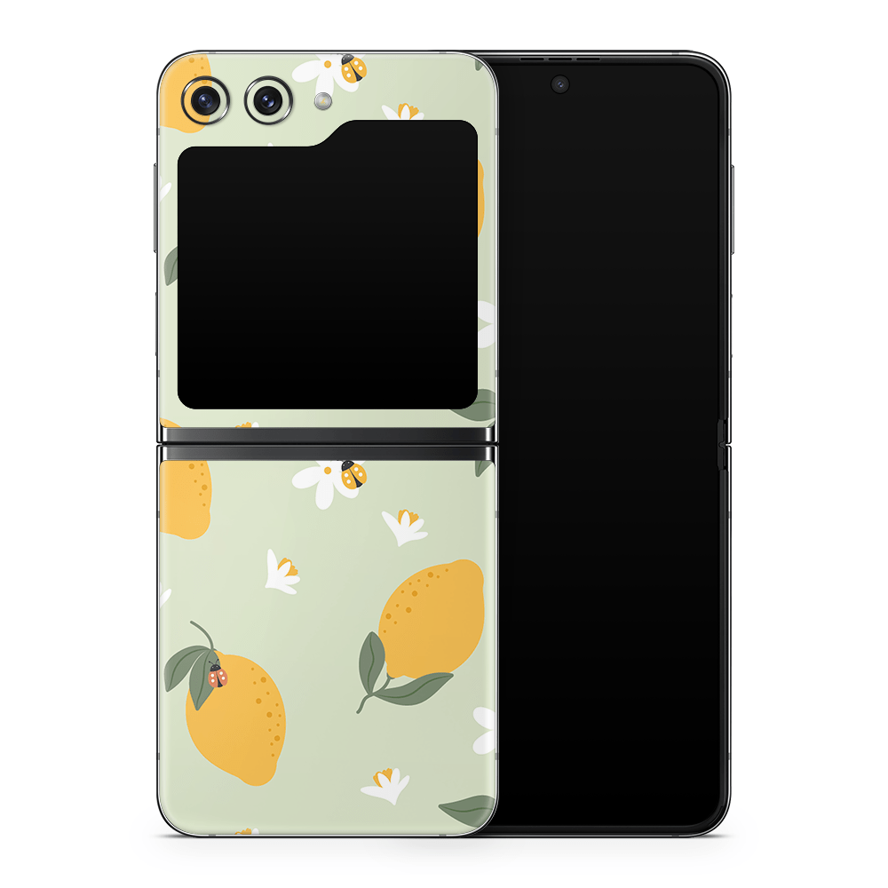 Zesty Lemons Green Samsung Galaxy Z Flip / Fold Skins