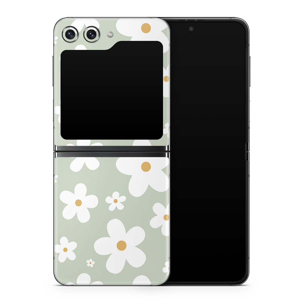 Sage Daisies Samsung Galaxy Z Flip / Fold Skins