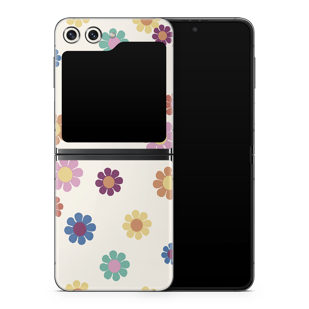Rainbow Daisies Samsung Galaxy Z Flip / Fold Skins