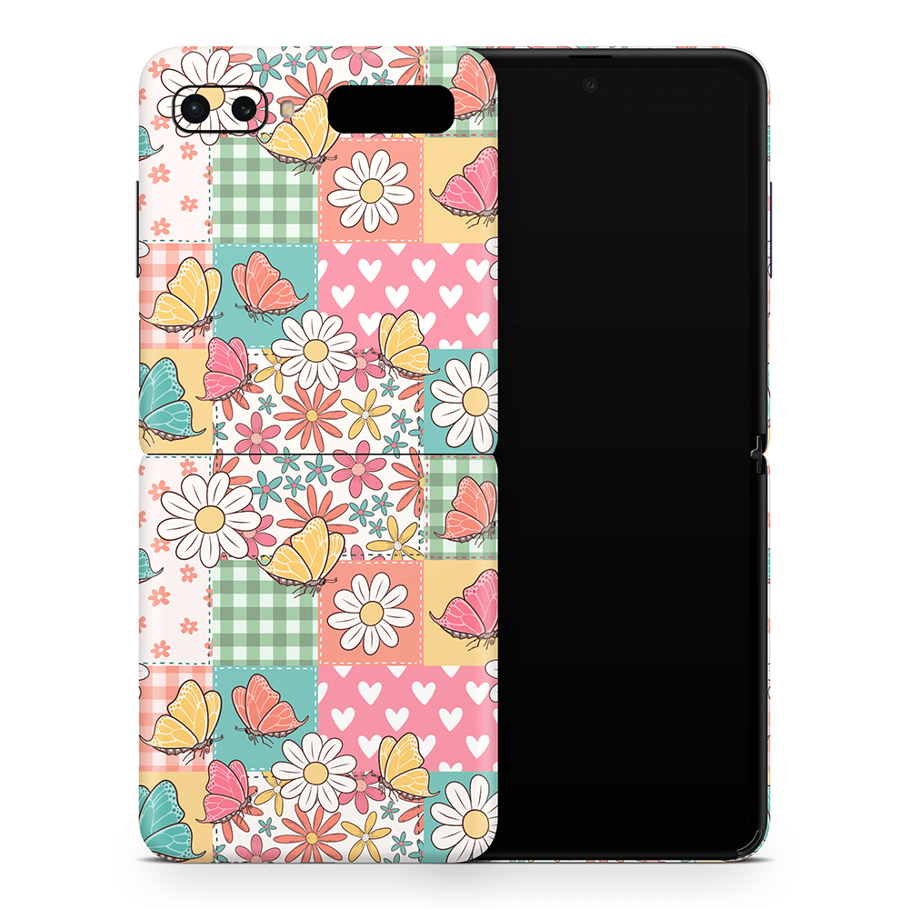 Butterfly Patchwork Samsung Galaxy Z Flip / Fold Skins
