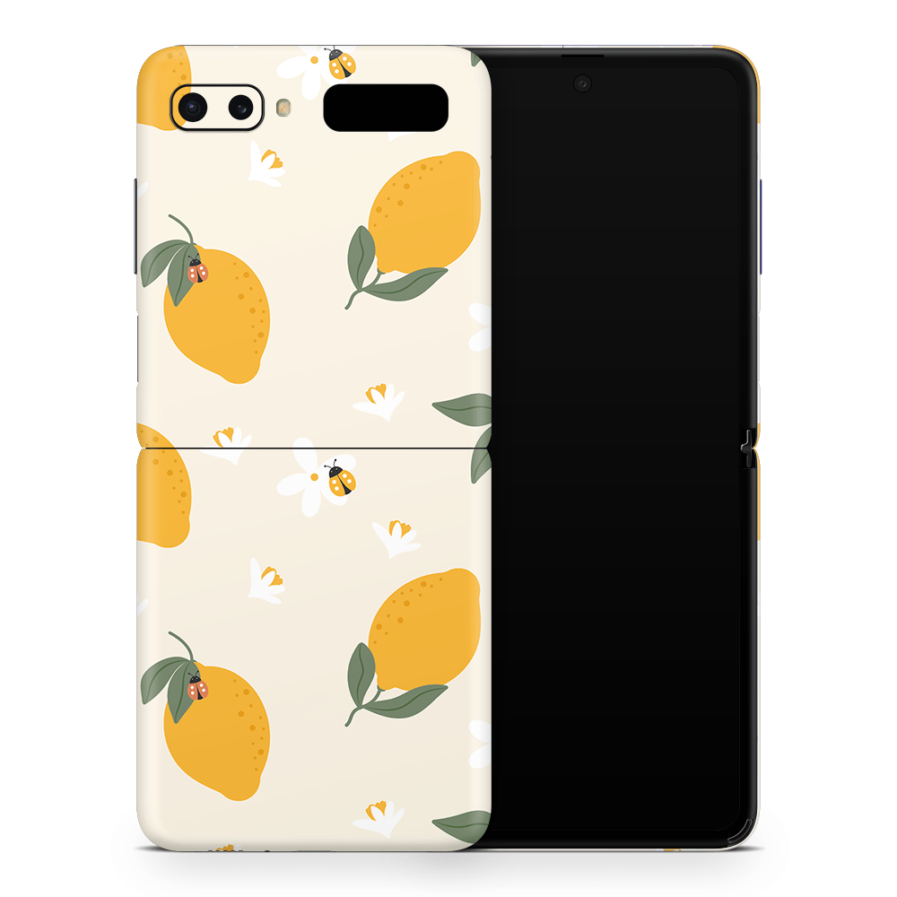 Zesty Lemons Beige Samsung Galaxy Z Flip / Fold Skins
