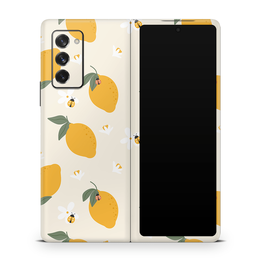 Zesty Lemons Beige Samsung Galaxy Z Flip / Fold Skins
