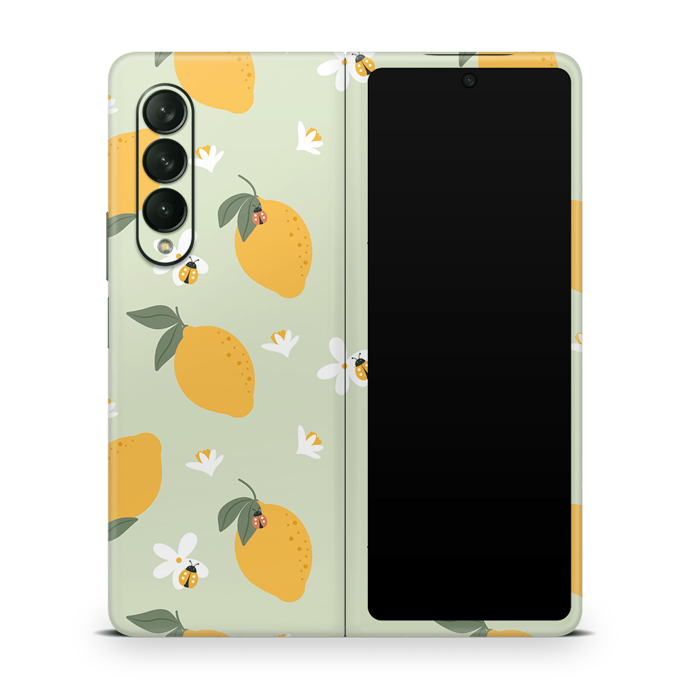 Zesty Lemons Green Samsung Galaxy Z Flip / Fold Skins