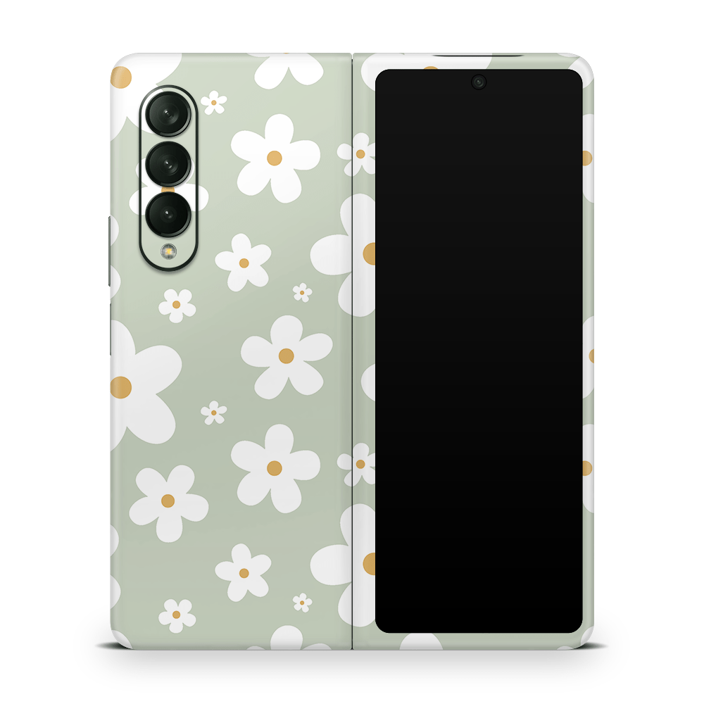Sage Daisies Samsung Galaxy Z Flip / Fold Skins