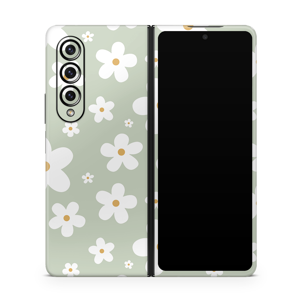 Sage Daisies Samsung Galaxy Z Flip / Fold Skins