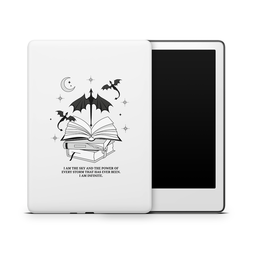 I Am Infinite (Light Grey) Kindle Skins | Fourth Wing Officially Licensed