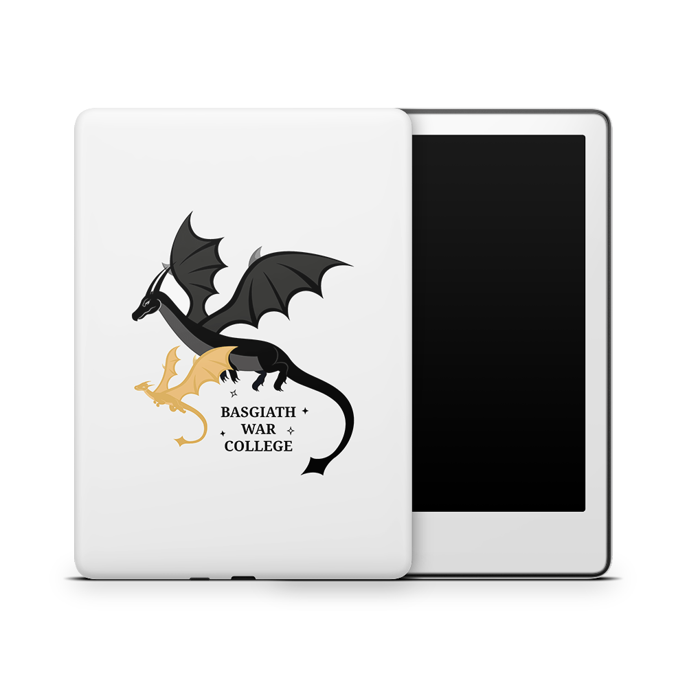 Basgiath War College (Light Grey) Kindle Skins | Fourth Wing Officially Licensed