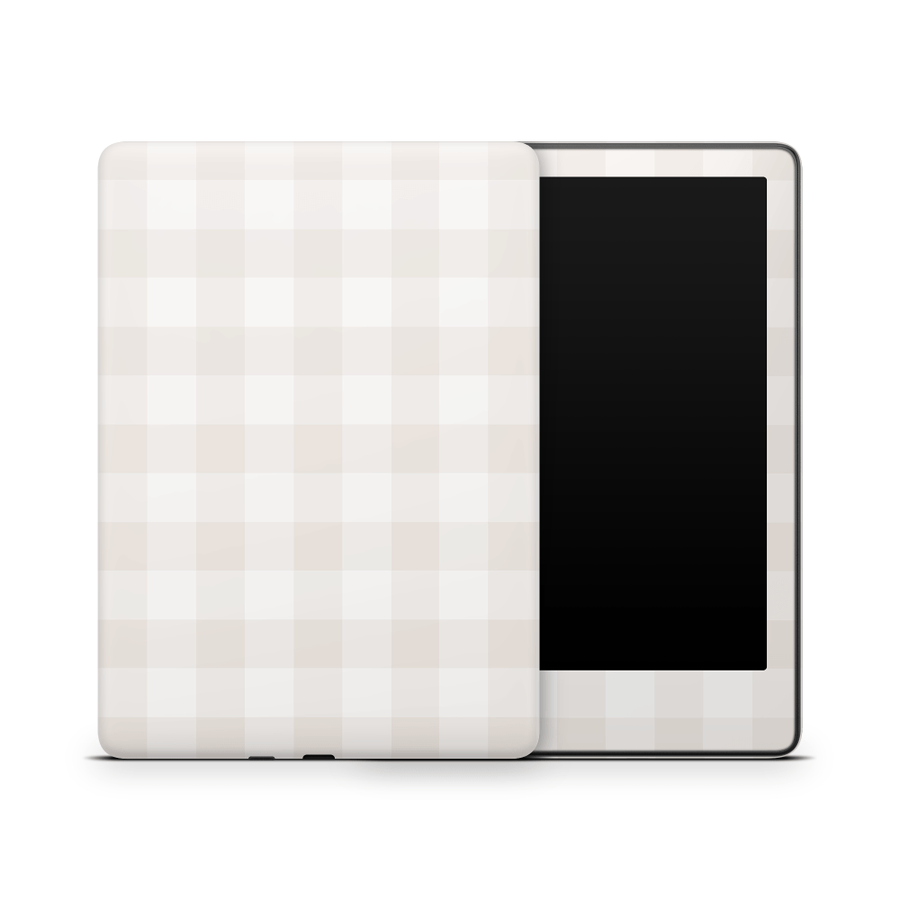 Beige Linen Amazon Kindle Skins