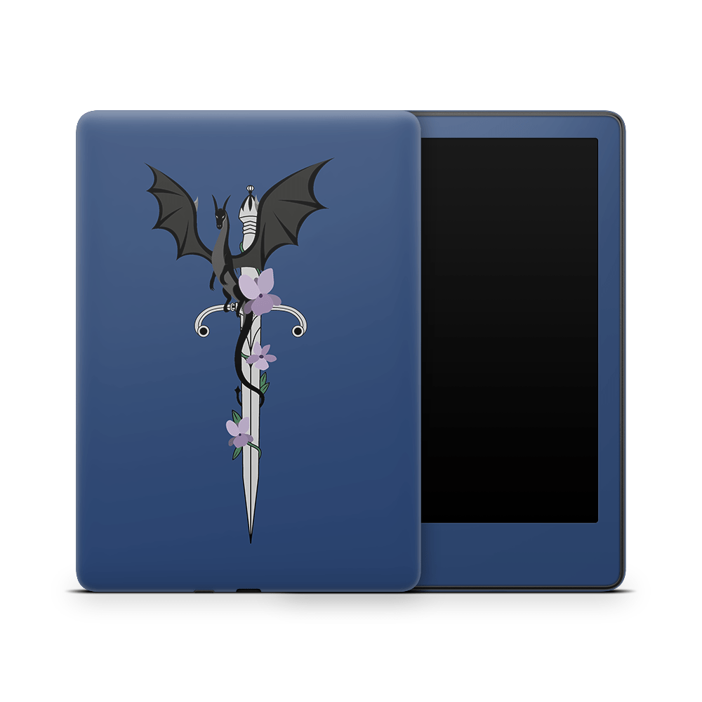 Violet's Dagger (Navy) Kindle Skins | Fourth Wing Officially Licensed