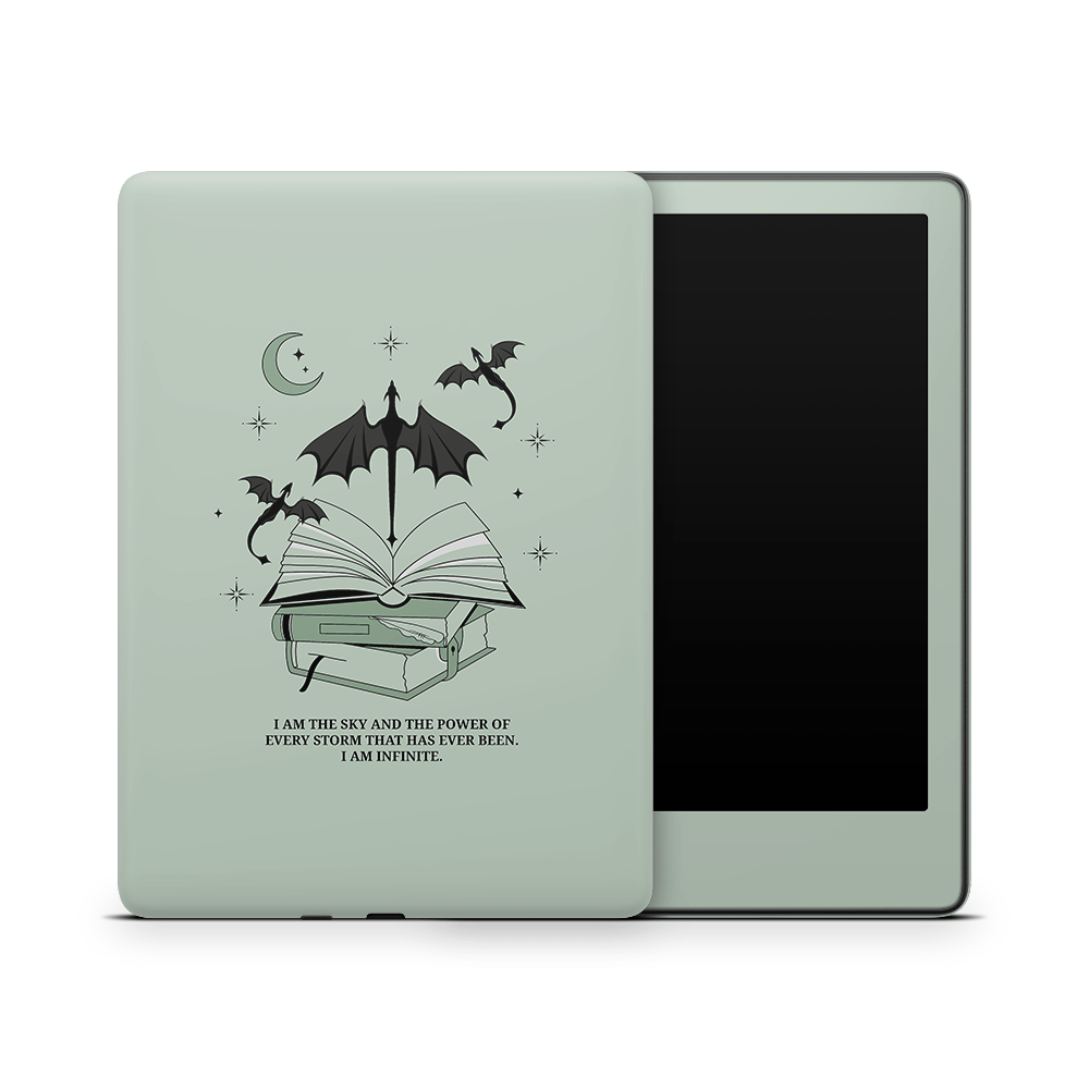 I Am Infinite (Green) Kindle Skins | Fourth Wing Officially Licensed