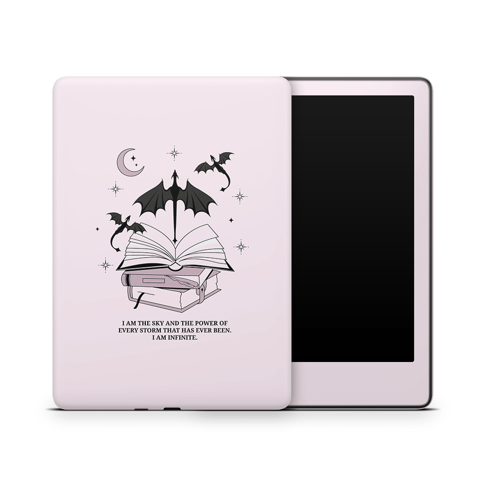 I Am Infinite (Pink) Kindle Skins | Fourth Wing Officially Licensed