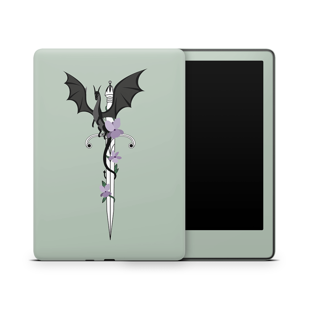 Violet's Dagger (Green) Kindle Skins | Fourth Wing Officially Licensed