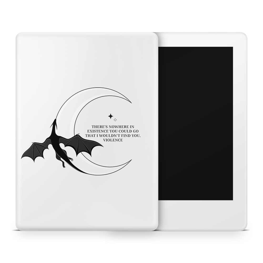 Xaden's Love (Light Grey) Kindle Skins | Fourth Wing Officially Licensed