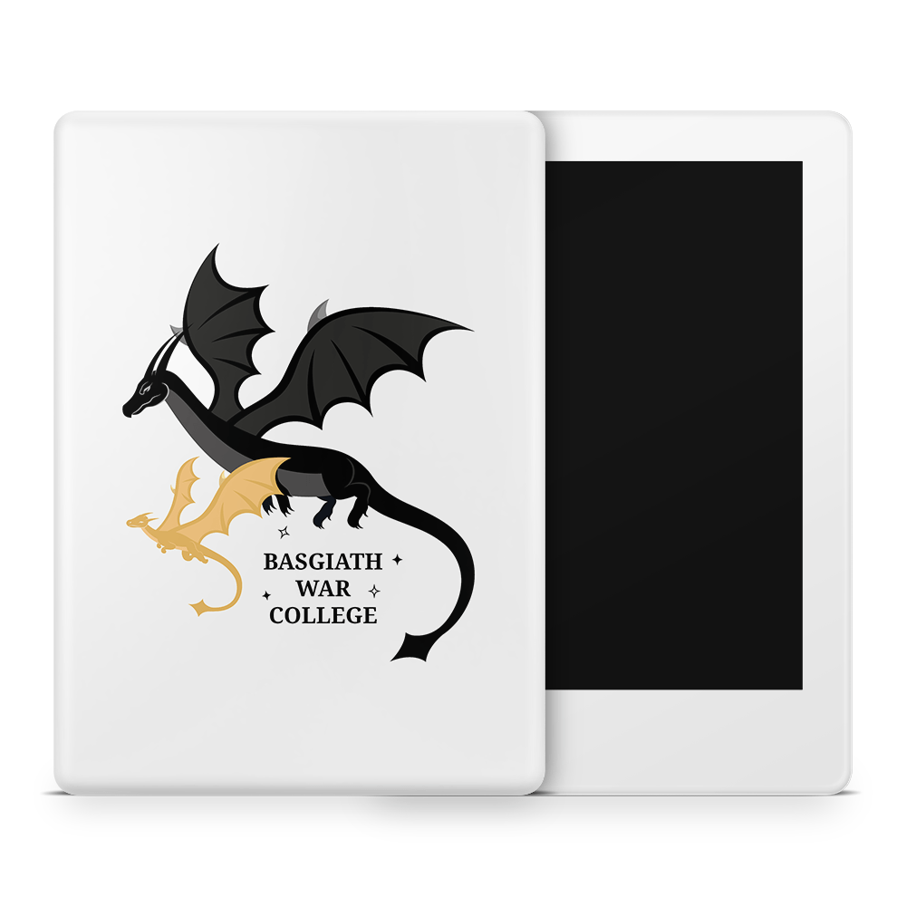 Basgiath War College (Light Grey) Kindle Skins | Fourth Wing Officially Licensed