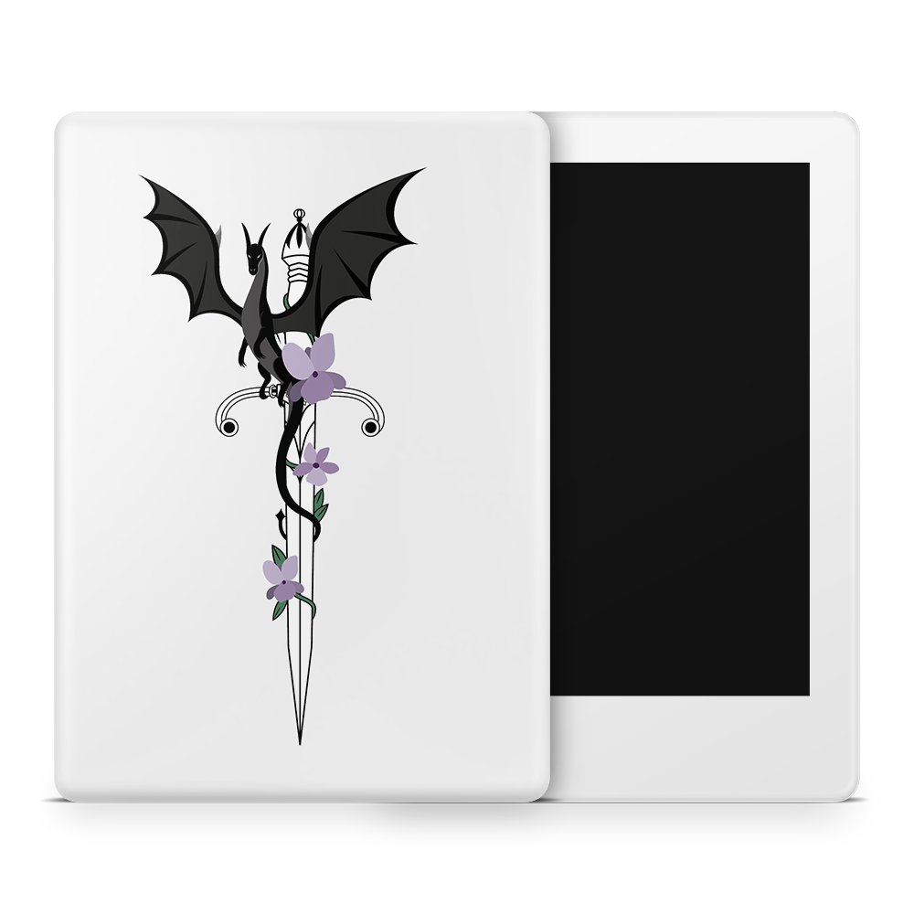 Violet's Dagger (Light Grey) Kindle Skins | Fourth Wing Officially Licensed