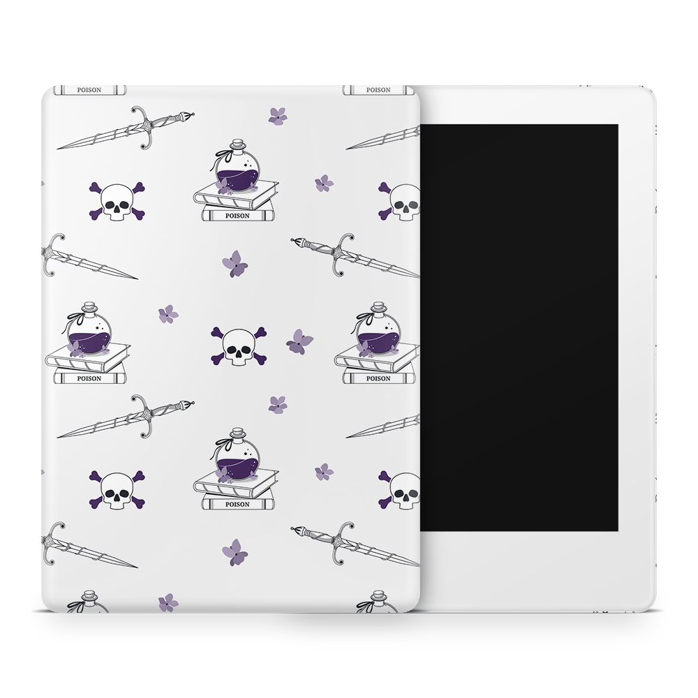Poison Master (Light Grey) Kindle Skins | Fourth Wing Officially Licensed