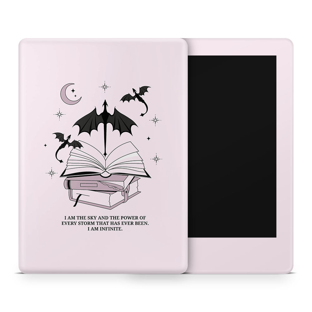 I Am Infinite (Pink) Kindle Skins | Fourth Wing Officially Licensed